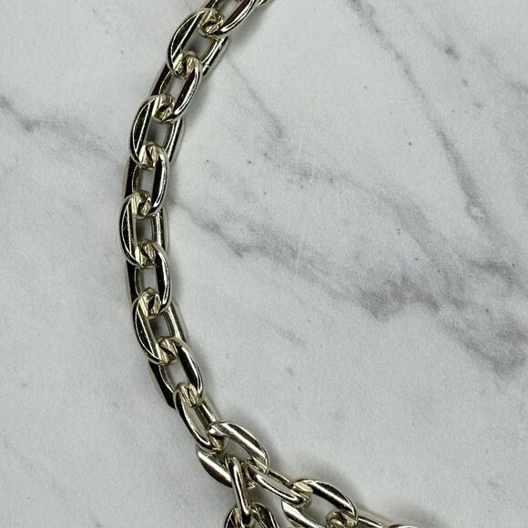 Lightweight Draped Gold Tone Metal Chain Link Belt Y2K Festival XS/Small XS/S ✨ - Picture 8 of 10